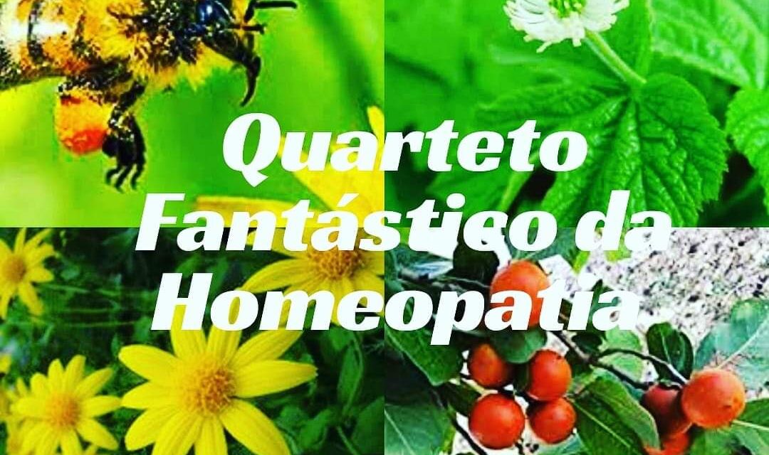 “QUARTETO FANTÁSTICO DA HOMEOPATIA”