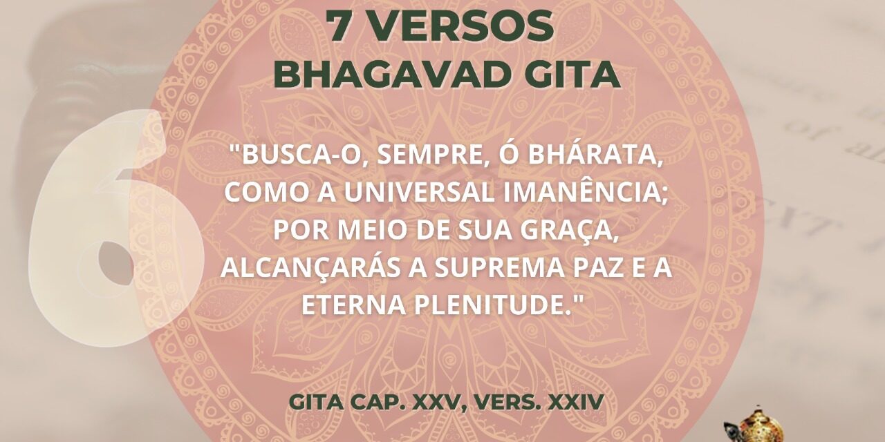 “Gita de Sete Versos” – Sexto verso